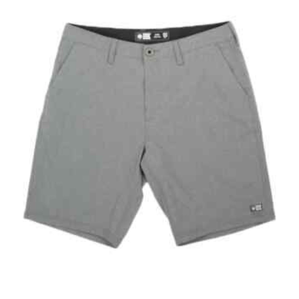 Salty Crew Gray Flat Front Shorts